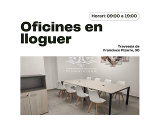 Location Bureau  Francisco pizarro. Oficinas coworking en alquiler, ferreries tortosa