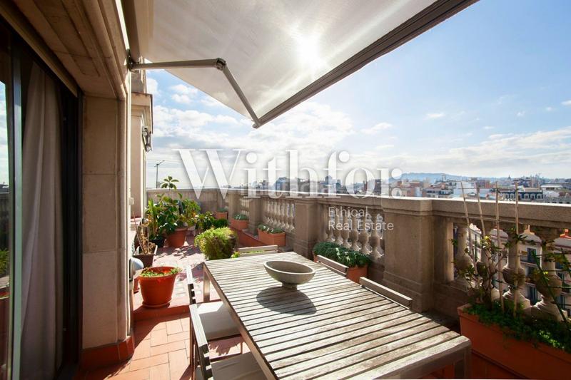 Foto adf22b5d-64b6-4d81-965e-9361207e8a38. Attique avec chauffage piscine dans Dreta de l´Eixample Barcelona