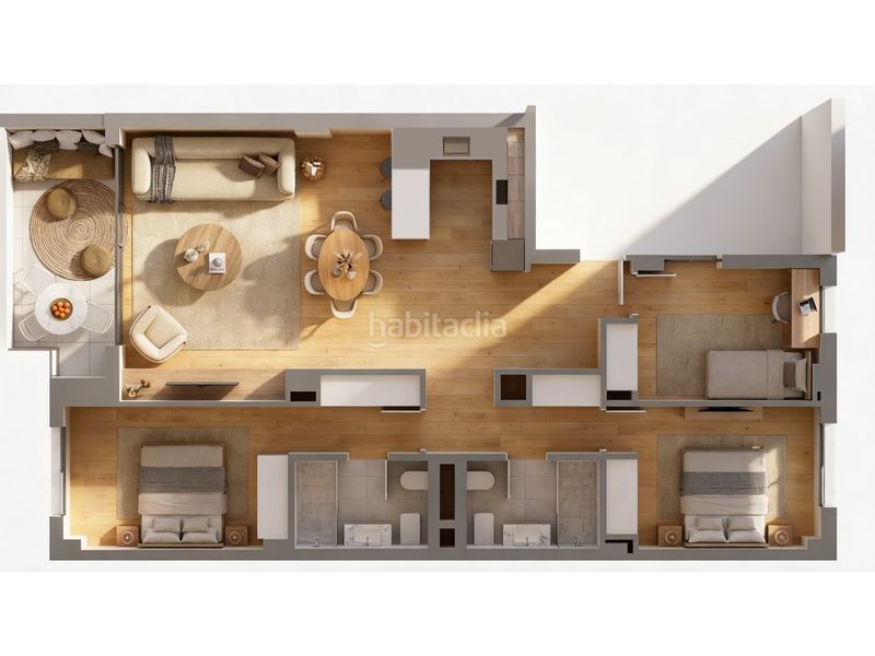 Foto dbcf4096-60e0-49d3-ab17-3b4731660653. Apartamento  contemporáneo de obra nueva con terraza en el centro de palma en Palma de Mallorca