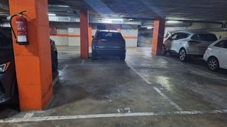 Car parking in Palau. Plaza aparcamiento zona pericot