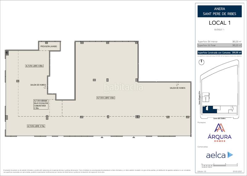 Foto 218f0229-ba2f-46f9-b902-738a74dd1c75. Local comercial a Les Roquetes Sant Pere de Ribes