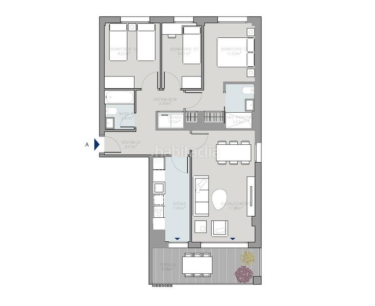 Foto 24f826e7-ed0e-4f71-9887-5fd2aed86f69. Location appartement avec chauffage parking piscine dans Vilanova i la Geltrú