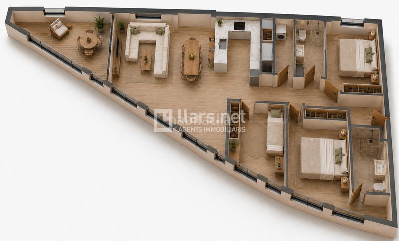 Foto 50cb6f84-33e9-4416-8eb9-b48cf30138ec. Piso en passeig de vilanova 42 pis d'obra nova amb terrassa de 16 m² al Centre en Sitges
