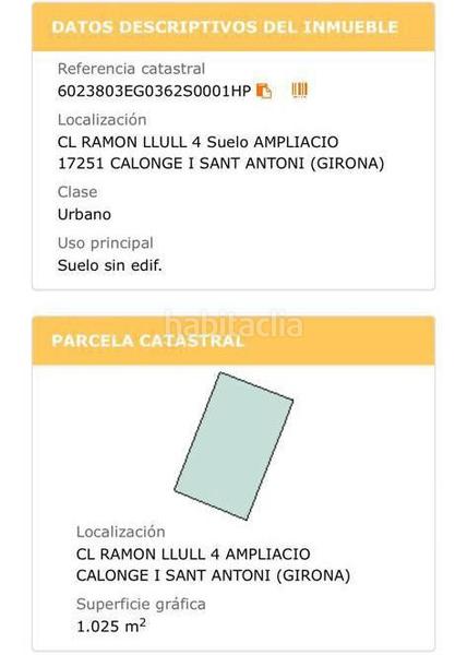 Foto 7d01105c-0a09-4912-9ec8-aadc7489eedc. Terrain résidentiel dans carrer ramon llull 4 dans Cabanyes-Mas Ambrós-Mas Pallí Calonge