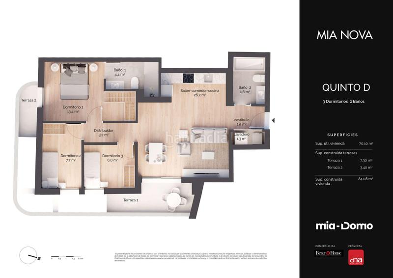 Foto 78b47872-3b9b-4bf8-b569-20fc7c361d81. Appartamento 84m<sup>2</sup> con riscaldamento parcheggio piscina in Vilanova i la Geltrú