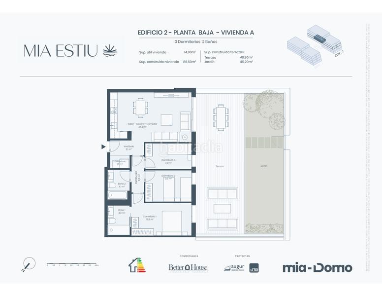 Foto 2c31d588-1fe4-4fd3-9c67-d10bc59cc14a. Planta baja 86m<sup>2</sup> en via augusta 119 en Vandellòs i l´Hospitalet de l´Infant