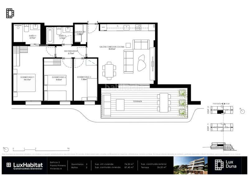Foto 0bff430c-fb78-44f1-a544-68aaf591dcf0. Flat 87m<sup>2</sup> in via augusta 119 in Vandellòs i l´Hospitalet de l´Infant