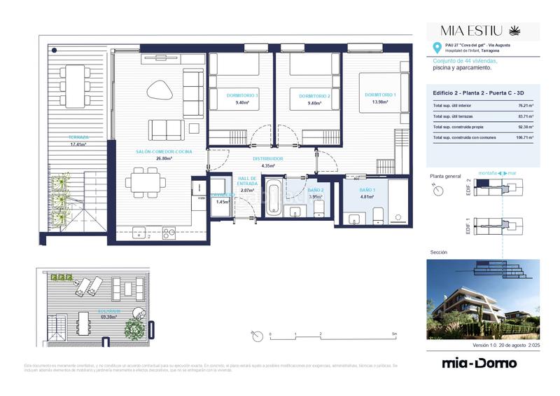Foto 50c41bd4-2474-4657-9c42-58f49460306a. Ático 92m<sup>2</sup> en via augusta 119 en Vandellòs i l´Hospitalet de l´Infant