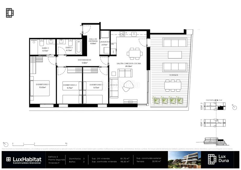 Foto 0f3a801a-2420-44cf-806a-8ae42aafa38e. Penthouse 98m<sup>2</sup> in via augusta 119 in Vandellòs i l´Hospitalet de l´Infant