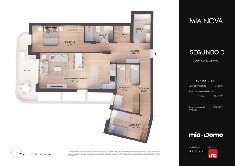 Foto e5223106-8ceb-4ee0-81d2-9e91d267f620. Appartamento 94m<sup>2</sup> con riscaldamento parcheggio piscina in Vilanova i la Geltrú