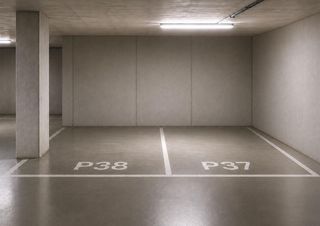 Autoparkplatz in calle de la Masia d'en Frederic