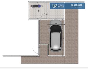Autoparkplatz  De pallars. Grupo de 3 plazas de parking