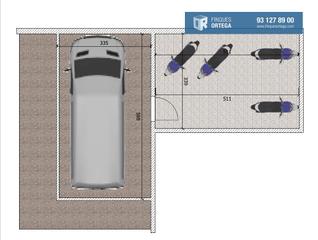 Autoparkplatz  De pallars. Grupo de 5 plazas de parking