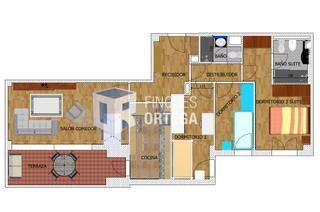 Pis a Parets del Vallès. Piso con tres dormitorios, dos baños, terraza y parking en leixa