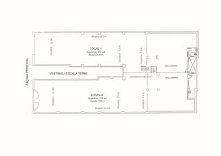 Location Local commercial  Carrer d'escornalbou. Local diáfano de 225 m2 en guinardó