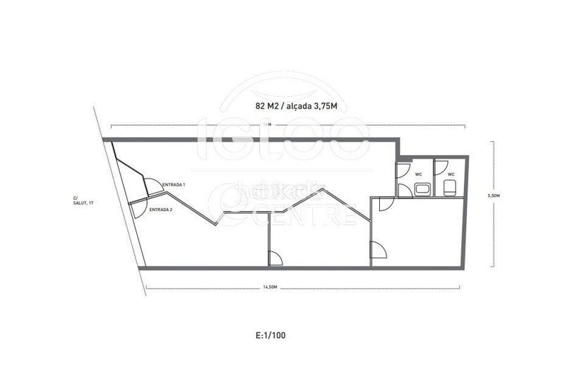 Foto c1eccb88-97c0-4418-83ea-8c55cfad8850. Alquiler local comercial local ideal oficina en zona centro! en Sabadell
