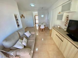 Miete Etagenwohnung in Platja de la Pobla de Farnals. Alquiler temporal  acogedor apartamento en la playa con vistas a