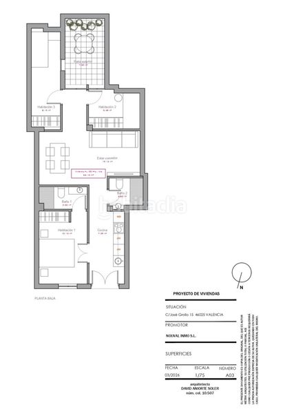 Foto 430f18b3-f354-489a-aa1d-c5cfd3d0e625. Planta baixa a Barrio Benicalap Valencia
