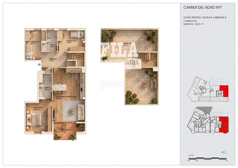 Foto b5e9290b-094f-4b48-92a6-1de2f37888f5. Duplex with heating in Centre Torredembarra