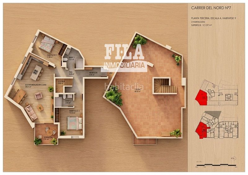 Foto 8b19773e-ce80-4885-855b-4d94c84e07ff. Dúplex amb calefacció a Centre Torredembarra