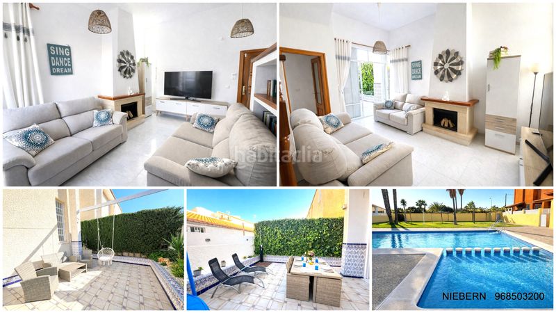 Foto faf7e1ab-aaba-4a70-89fb-2d21e8284d76. Casa aparellada amb xemeneia piscina a Islas Menores-Mar de Cristal Cartagena