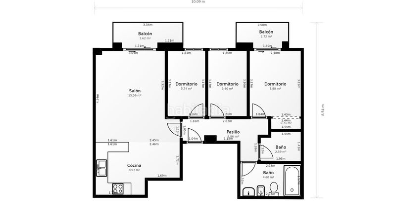 Foto e727299d-7673-409a-8001-da90588e098d. Pis amb piscina a Centre Torredembarra