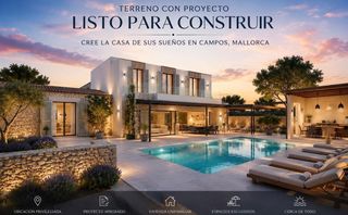 Terreno residenziale  Polígono 10 parcela 107 na serral. campos (illes. Parcela con licencia lista para construir
