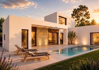 Xalet a Montealegre. Villa mediterraneo  arquitectura mediterránea de autor, diseño,