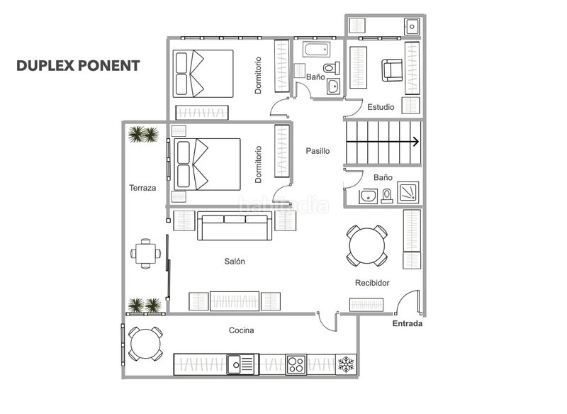 Foto e750cc0f-b5d3-4345-8179-73e41bea9b46. Dúplex en exclusiva en Eixample Residencial Escala (L´)