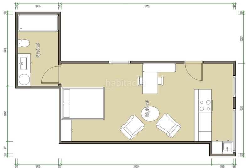 Foto da88eb18-532b-48f4-a24c-5426ebdf628e. Alquiler casa bungalow estudio en la zona de sarrià-sant gervasi en Barcelona