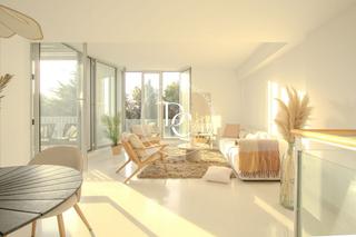 Pis  Carrer blaumar. Piso de 105 m2 con piscina, vistas y terraza en venta en sant pe