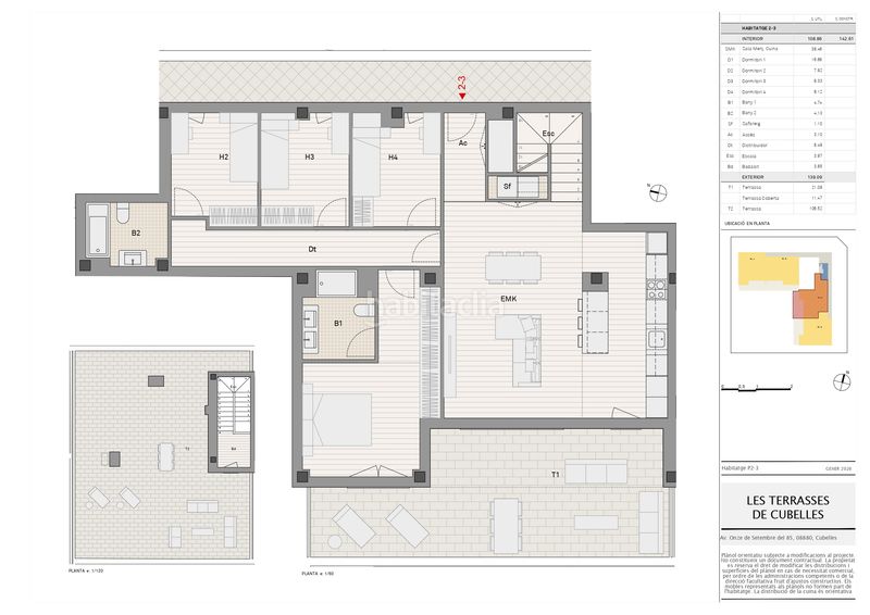 Foto 50b55b1a-c0d9-439f-9d6e-179ccac7dda4. Penthouse with parking in Les Salines-Pla de Sant Pere Cubelles