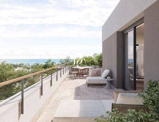 Etagenwohnung in Can Pei. Obra nueva con vistas en venta en can pei, sitges