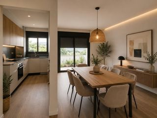 Maison jumelée à Riudarenes. Casas pareadas y adosada de 4 hab. y 3 baños