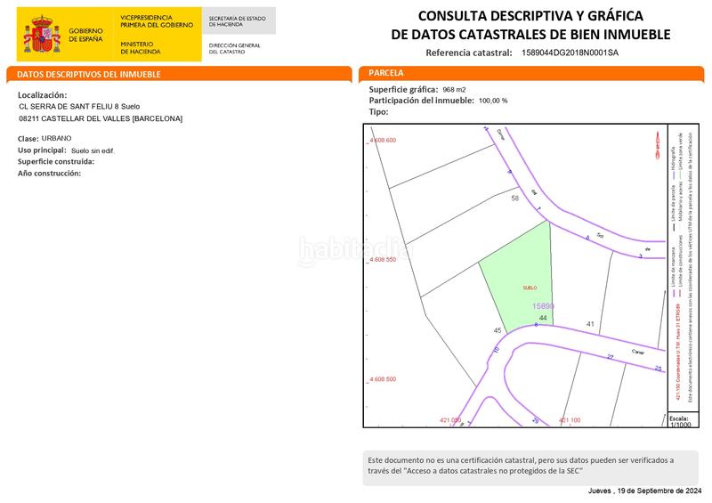 Foto c077f71d-ff14-4f00-b575-f1f904982025. Wohngrundstück in carrer serra de sant feliu 8 in Castellar del Vallès