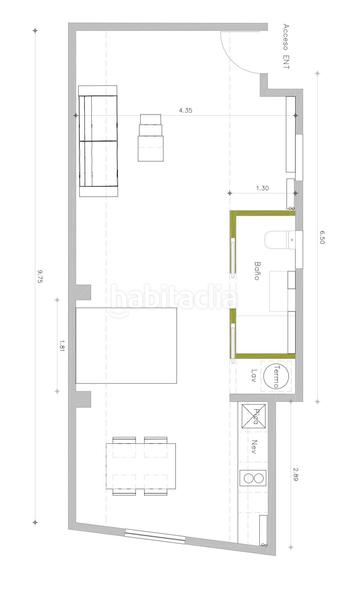 Foto bd8326bd-d8ae-4b2c-b595-e5fe6a0be2c6. Ufficio con riscaldamento in La Nova Esquerra de l´Eixample Barcelona