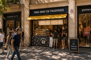 Traspàs Local Comercial a Fort Pienc. Traspaso de negocio takeaway en excelente ubicación junto a arc