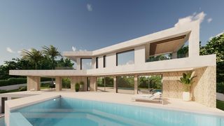 Xalet a Cap Martí - El Tossalet - Pinomar. Moderna villa de obra nueva en jávea con piscina infinita