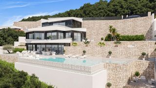 Chalet in Teulada. Chalet moderno en benissa con vistas panorámicas al mar