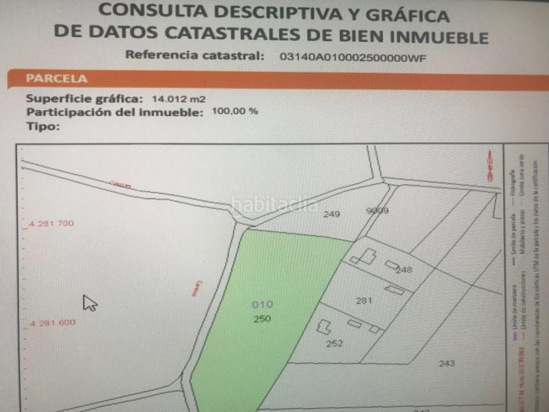 Foto b814a8fc-0dd0-4f32-9497-76b07ea10172. Terreno residenziale in Las Virtudes Villena