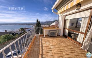 Pis  Serafí pitarra. Apartamento de 1 dormitorio con vista al mar, piscina y parking