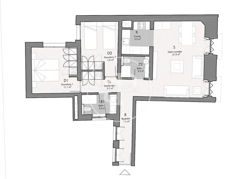Foto 7477036e-8d85-434e-8324-c819b5da2a75. Rent flat with heating in Universidad-Malasaña Madrid