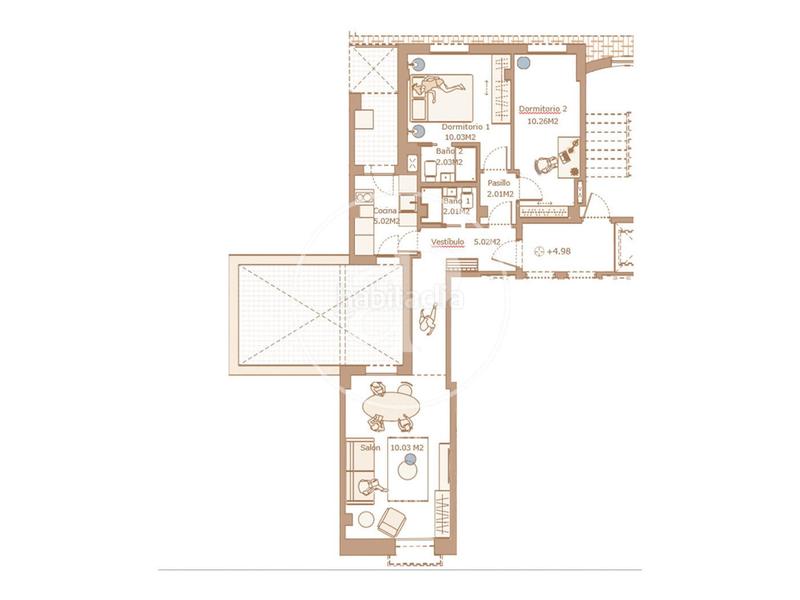 Foto 292a99de-6994-46c8-b050-5734a9840bb7. Appartement 98m<sup>2</sup> dans calle de monteleón 28 dans Universidad-Malasaña Madrid