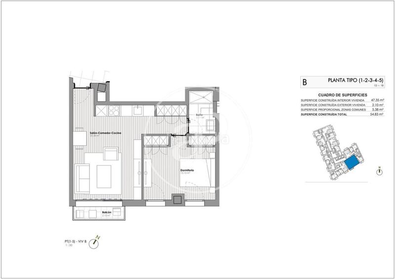 Foto dfd5f3d8-aafd-4982-af13-2b62d22e31ca. Appartamento 54m<sup>2</sup> con piscina in Simancas Madrid