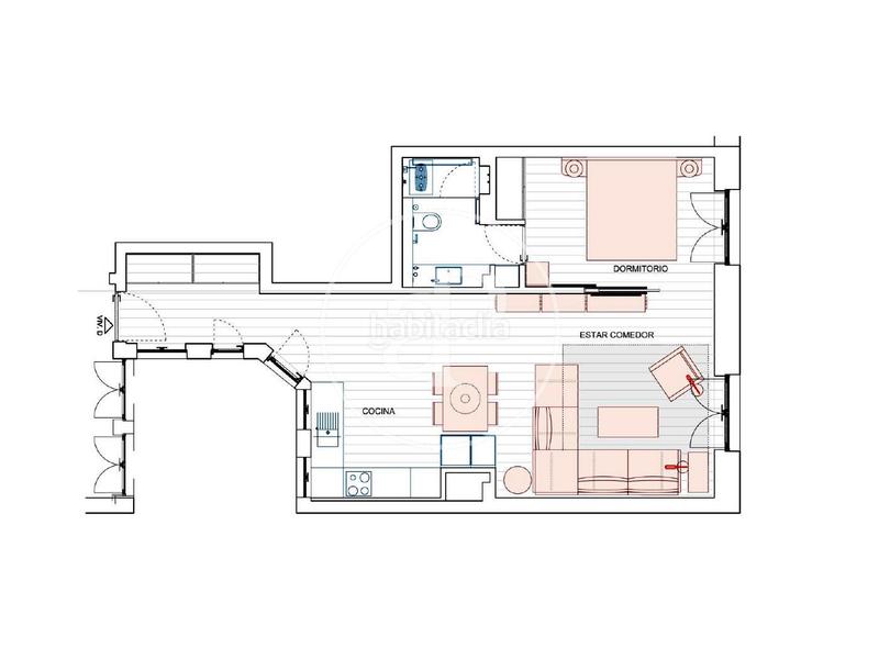 Foto 56e29b8c-cfb8-4106-a697-8da1d700a6cd. Location appartement avec chauffage dans Almagro Madrid