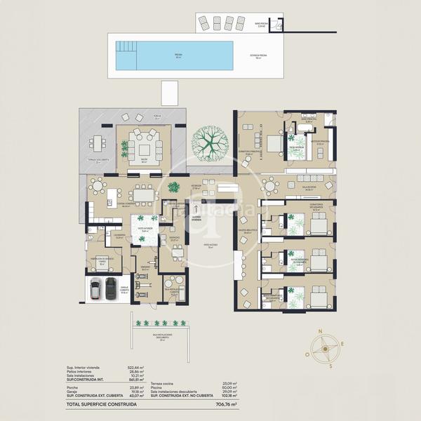 Foto 22a46032-36ce-41f6-9a7f-18aee116f4c2. Casa con riscaldamento parcheggio piscina in Las Lomas Boadilla del Monte