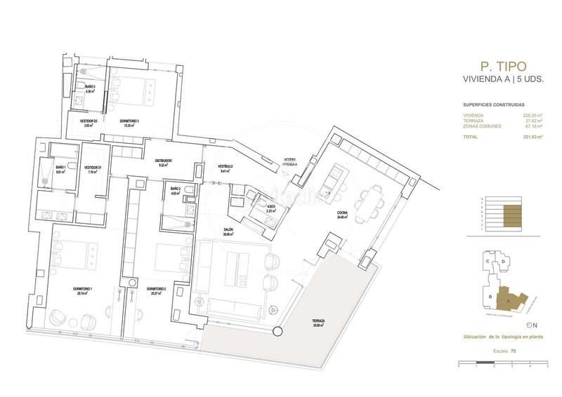 Foto ee22e497-197b-42c3-bcf4-69171efa4048. Appartement 321m<sup>2</sup> dans El Viso Madrid