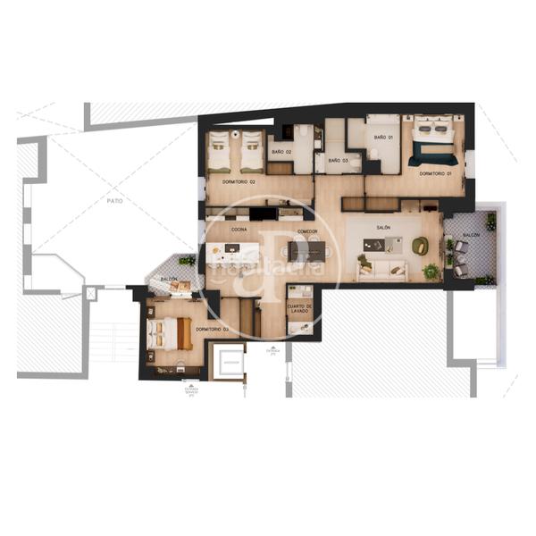 Foto a93aa45c-994d-4887-95d1-7b75c15f83c0. Appartamento con riscaldamento parcheggio in Niño Jesús Madrid