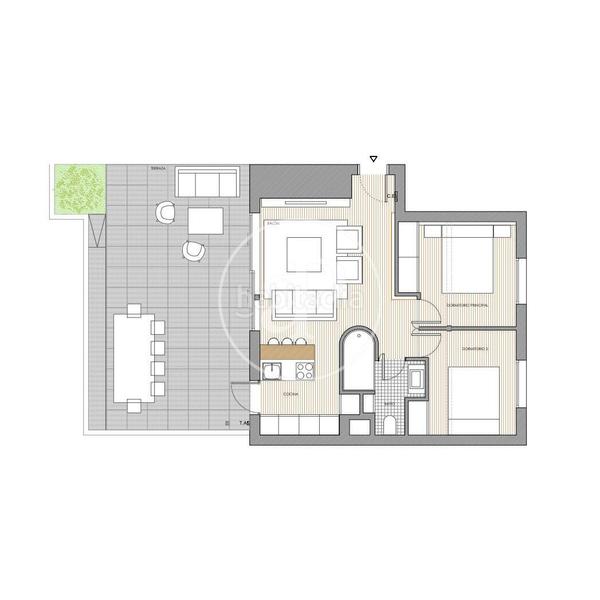 Foto 883bd657-ce91-43b0-9662-e7c927b1e255. Dachwohnung mit heizung in Fuente del Berro Madrid