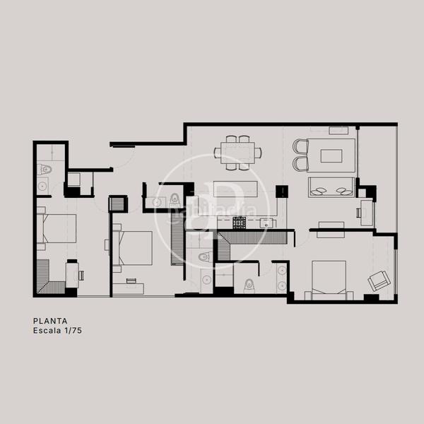 Foto b249ca29-d801-4e30-aee6-3329e251bb5e. Etagenwohnung mit heizung in Goya Madrid